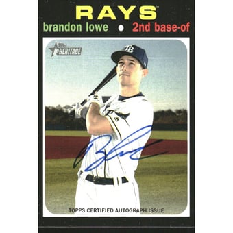 2020 Topps Heritage Real One Autographs #ROABL Brandon Lowe