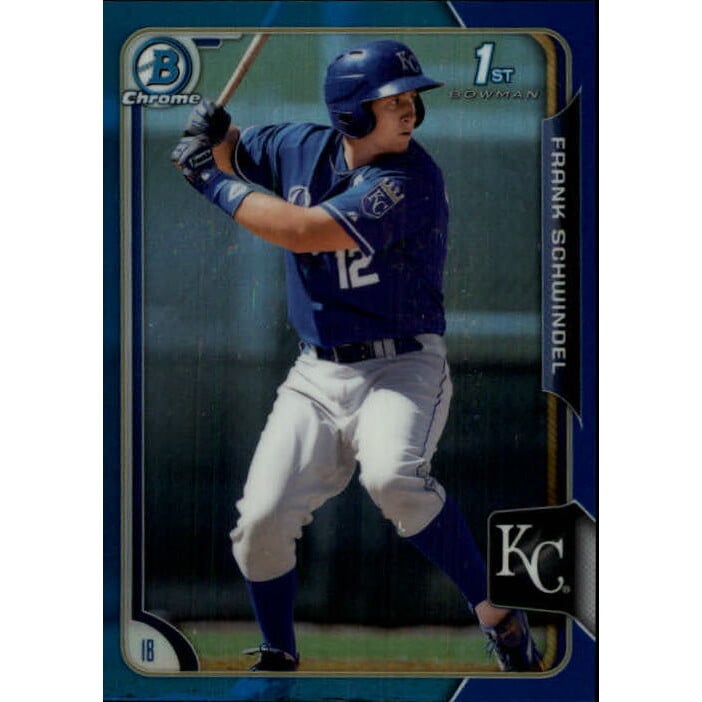 2015 Bowman Chrome Prospects Blue Refractors #BCP86 Frank Schwindel. rookie card picture