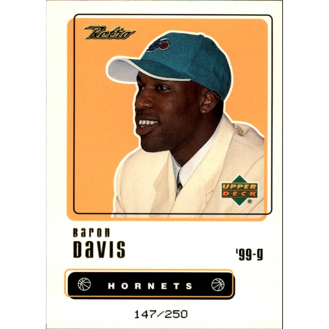 1999-00 Upper Deck Retro Gold #108 Baron Davis. rookie card picture