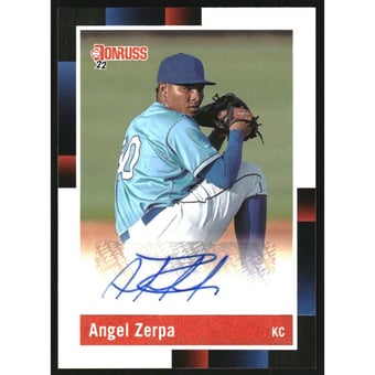 2022 Donruss Retro '88 Signatures Holo #30 Angel Zerpa