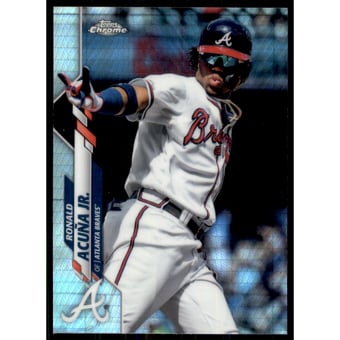 2020 Topps Chrome Prism Refractors #112 Ronald Acuna Jr.