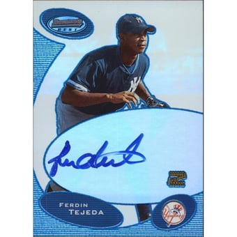 2003 Bowman's Best Blue #FT Ferdin Tejeda FY AU