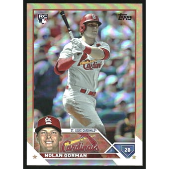 2023 Topps Gold Rainbow Foil #16 Nolan Gorman