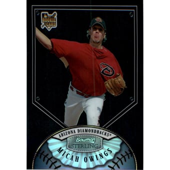 2007 Bowman Sterling Black Refractors #MO Micah Owings
