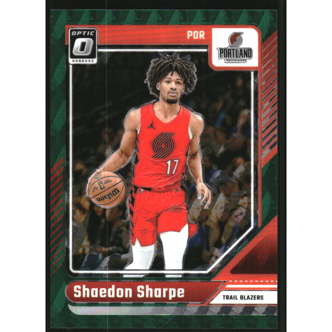 2024-25 Donruss Optic Green FOTL #175 Shaedon Sharpe 2024-25 Donruss Optic Green FOTL #175 Shaedon Sharpe