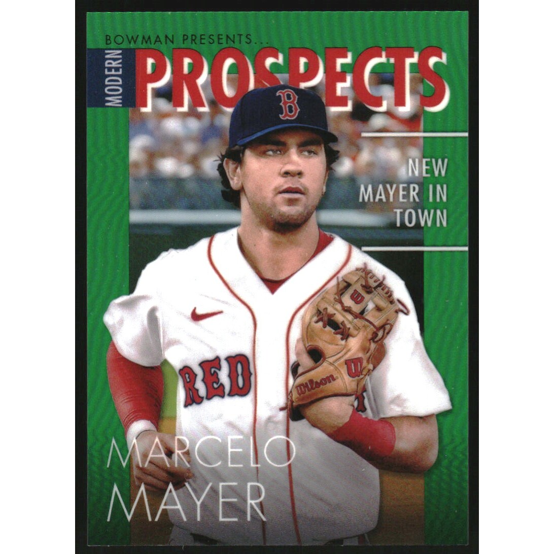 2023 Bowman Chrome Modern Prospect Green Refractors #MP19 Marcelo Mayer