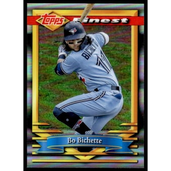 2021 Finest Flashbacks Refractors #111 Bo Bichette