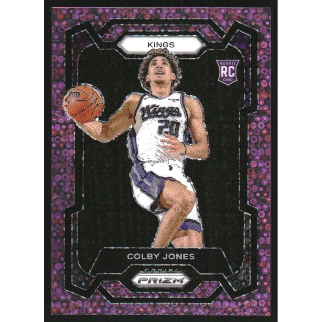 2023-24 Panini Prizm Prizms Fast Break Pink #160 Colby Jones. rookie card picture