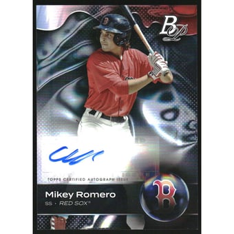 2023 Bowman Platinum Top Prospects Autographs #TOP35 Mikey Romero