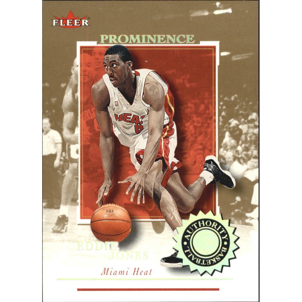 2000-01 Fleer Authority Prominence 125/75 #8 Eddie Jones. rookie card picture