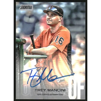 2018 Stadium Club Autographs #SCATMA Trey Mancini