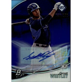 2016 Bowman Platinum Top Prospects Autographs Purple #TPAGW Garrett Whitley