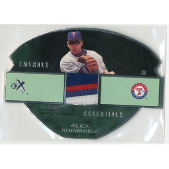 2003 E-X Emerald Essentials Game Jersey 15 #AR Alex Rodriguez