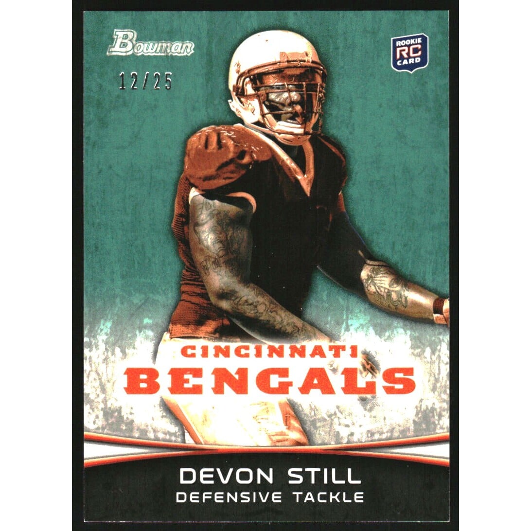2012 Bowman Green #169 Devon Still. rookie card picture