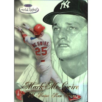 1998 Topps Gold Label Home Run Race Black #HR2 Mark McGwire