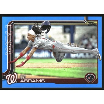 2025 Topps Blue Rainbow Foil #122 CJ Abrams