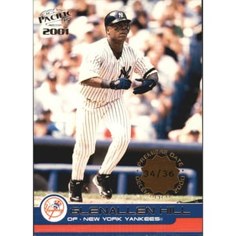 2001 Pacific Premiere Date #287 Glenallen Hill