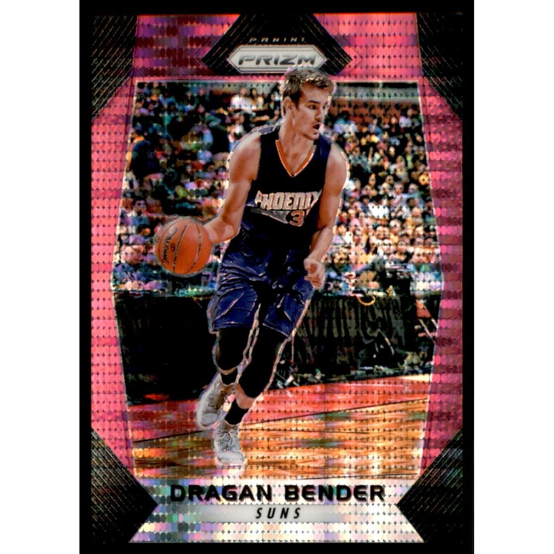 2017-18 Panini Prizm Prizms Pink Pulsar #66 Dragan Bender. rookie card picture