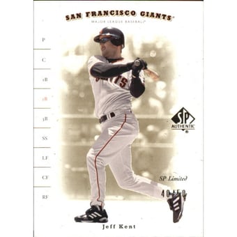 2001 SP Authentic Limited #67 Jeff Kent