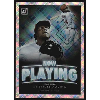 2020 Donruss Now Playing Diamond #8 Aristides Aquino