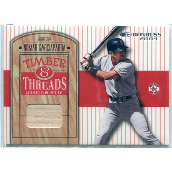 2004 Donruss Timber and Threads #TT34 Nomar Garciaparra Bat