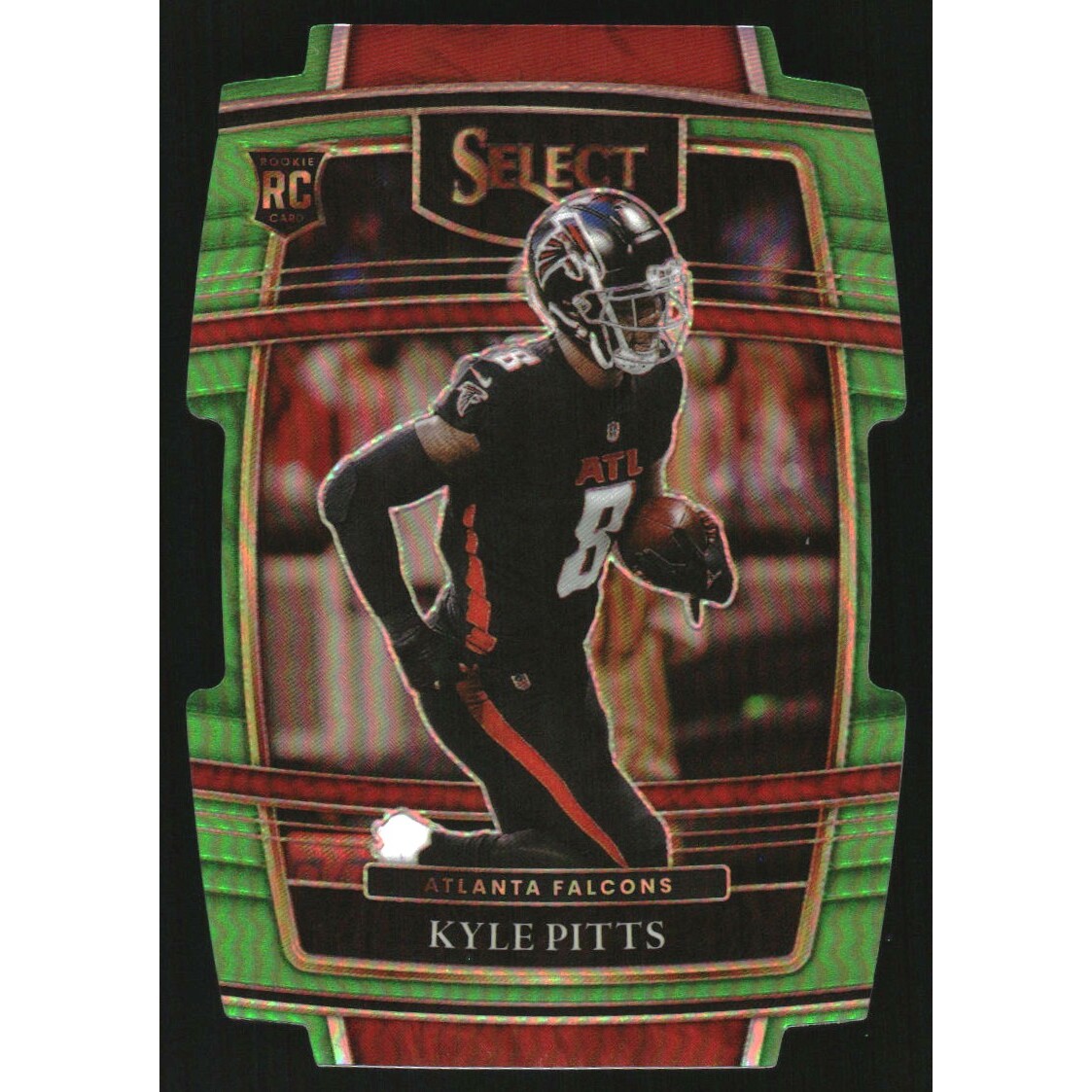 2021 Select Prizm Neon Green Die Cut #46 Kyle Pitts 2021 Select Prizm Neon Green Die Cut #46 Kyle Pitts