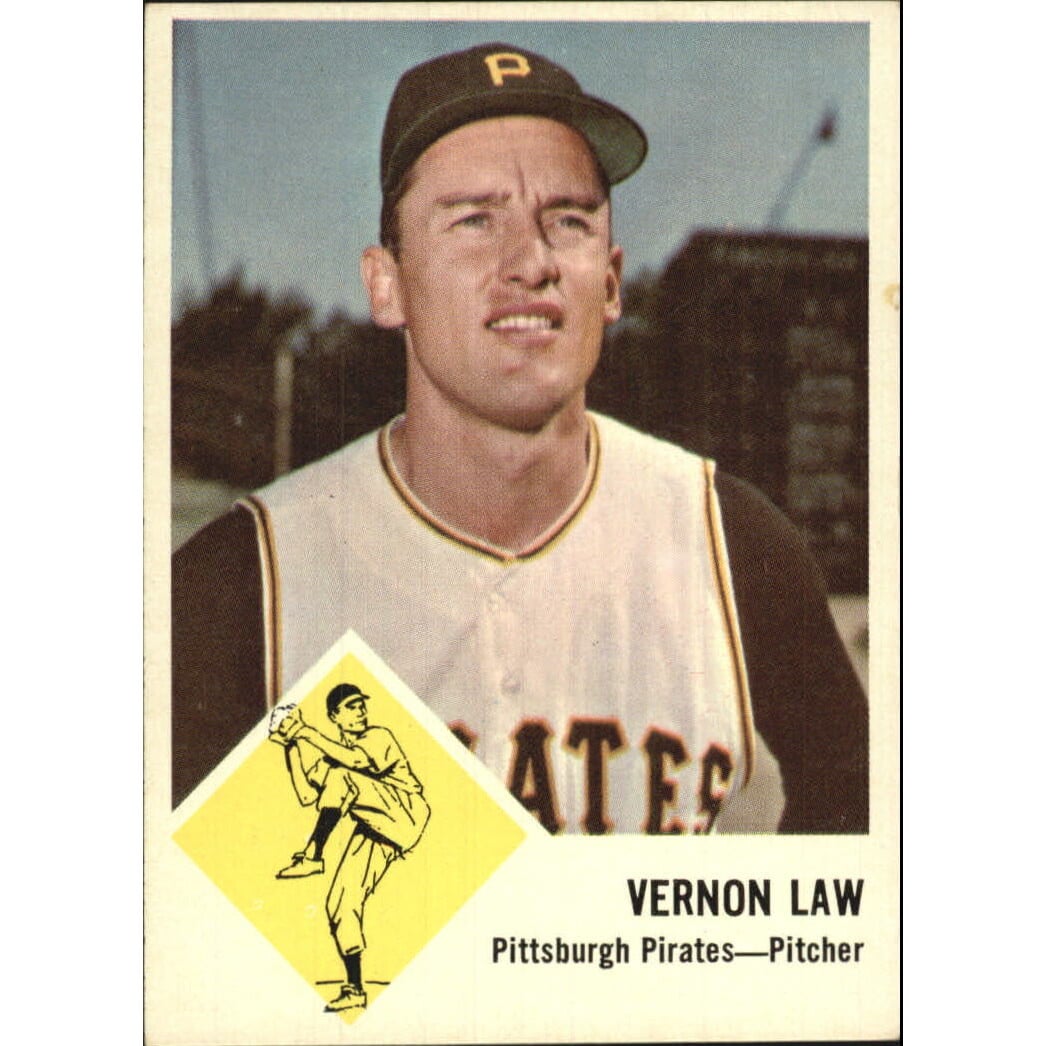 1963 Fleer #58 Vern Law. rookie card picture