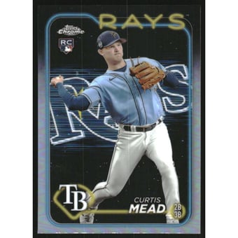 2024 Topps Chrome Lightboard Logo Refractors #209 Curtis Mead