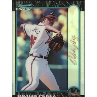 1999 Bowman Chrome Gold Refractors #152 Odalis Perez