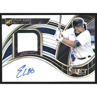 2021 Select Rookie Jersey Autographs Holo #1 Evan White