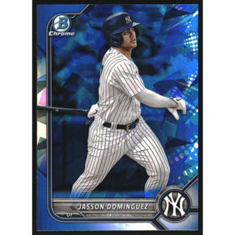 2022 Bowman Chrome Sapphire Prospects #BCP244 Jasson Dominguez