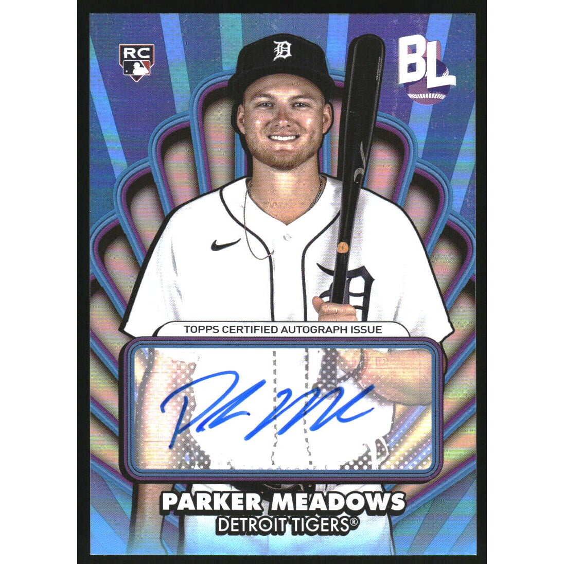 2024 Topps Big League Opening Act Autographs #OAAPM Parker Meadows. rookie card picture