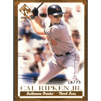 2001 Private Stock Gold Portraits #19 Cal Ripken