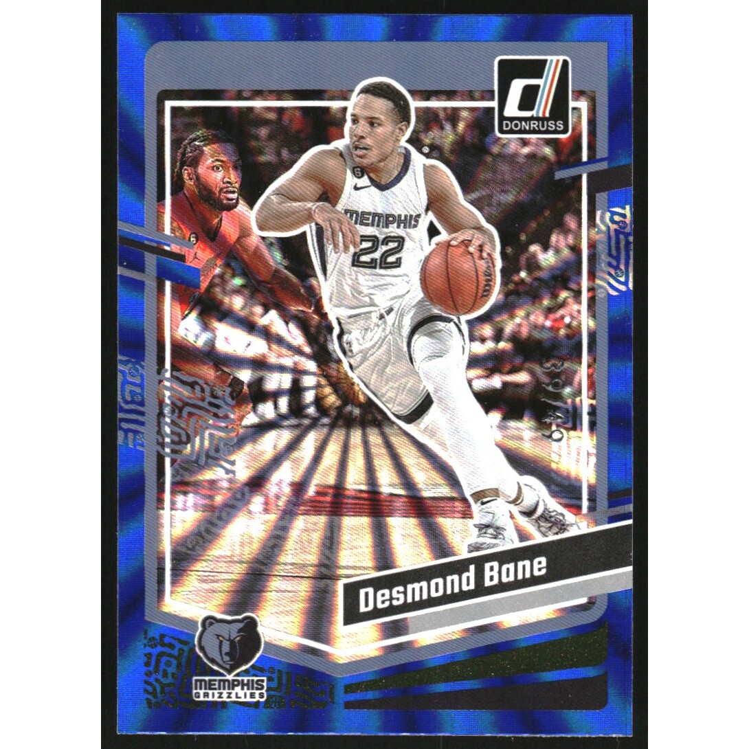 2023-24 Donruss Holo Blue Laser #9 Desmond Bane 2023-24 Donruss Holo Blue Laser #9 Desmond Bane