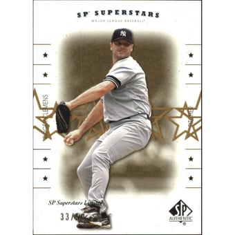 2001 SP Authentic Limited #175 Roger Clemens SS