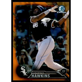 2016 Bowman Chrome Prospects Orange Refractors #BCP145 Courtney Hawkins