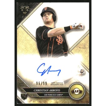 2017 Topps Triple Threads Rookie Autographs #RACA Christian Arroyo