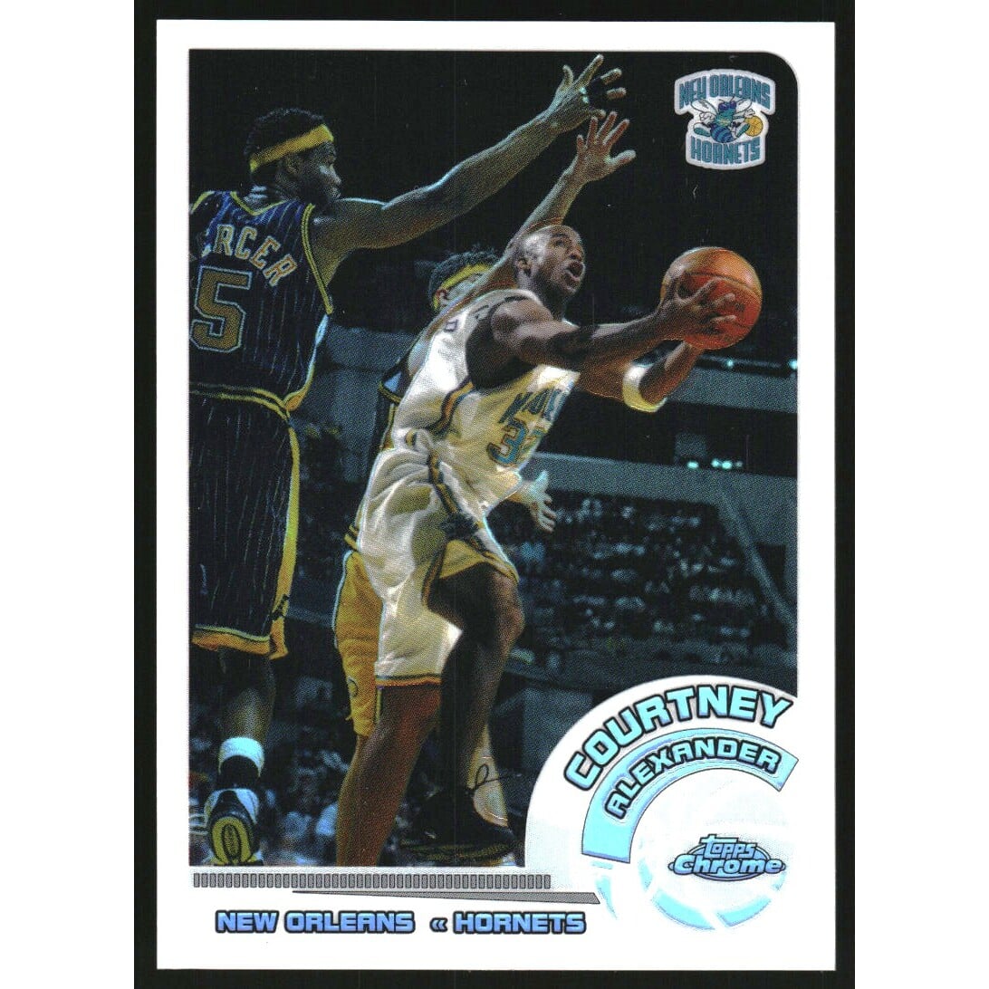 2002-03 Topps Chrome Refractors White Border #84 Courtney Alexander. rookie card picture