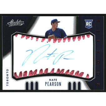 2021 Absolute Rookie Baseball Material Signatures Pink #119 Nate Pearson
