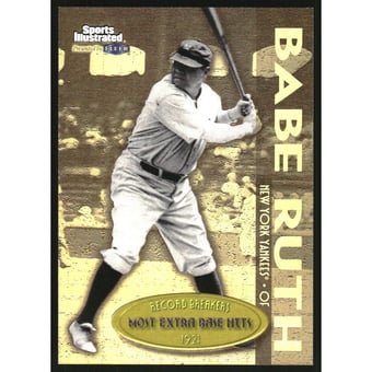1999 Sports Illustrated Greats of the Game Record Breakers Gold #3 Babe Ruth