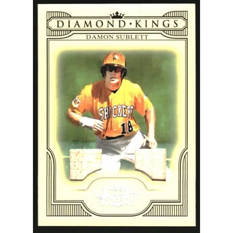 2008 Donruss Threads Diamond Kings Materials #14 Damon Sublett/250