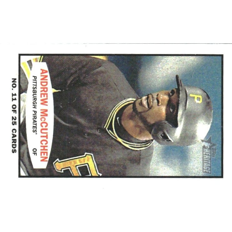 2016 Topps Heritage Bazooka #67BAM Andrew McCutchen. rookie card picture