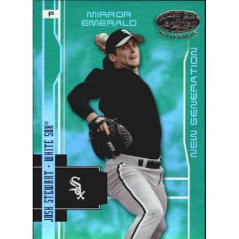 2003 Leaf Certified Materials Mirror Emerald #244 Josh Stewart NG