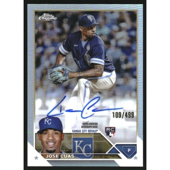 2023 Topps Chrome Update Rookie Autographs Refractors #RAJCU Jose Cuas