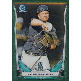 2014 Bowman Chrome Prospects Series 2 Black Static Refractors #BCP50 Tyler Marlette