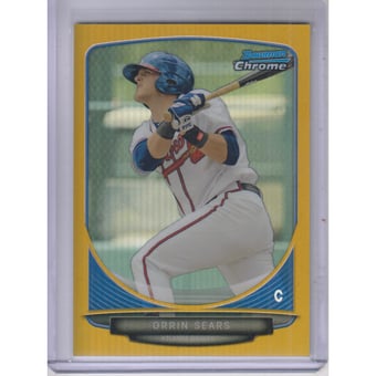2013 Bowman Chrome Draft Draft Picks Gold Refractors #BDPP116 Orrin Sears