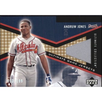 2002 Ultimate Collection Game Jersey Tier 3 #AJ Andruw Jones
