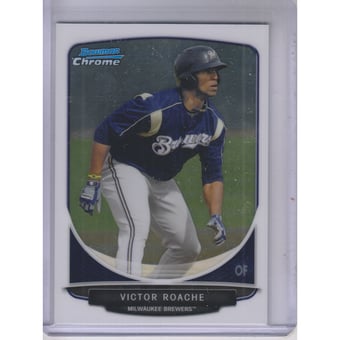 2013 Bowman Chrome Prospects #BCP127B Victor Roache SP VAR/No bat