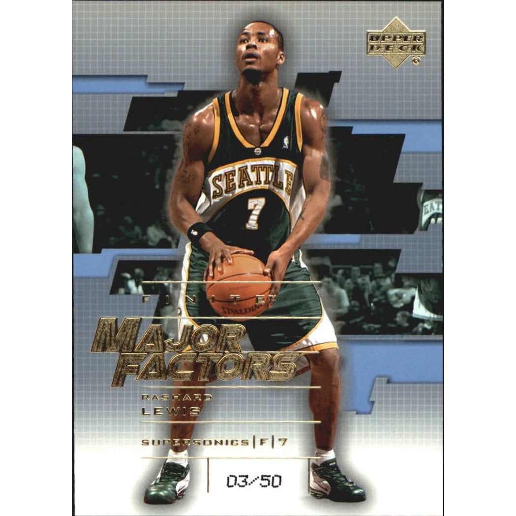 2003-04 Upper Deck Finite Gold #271 Rashard Lewis MF. rookie card picture