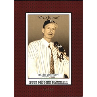 2005 Origins Old Judge Red #6 Randy Johnson